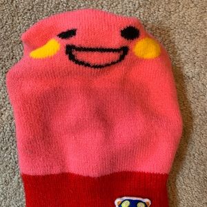 Children’s Panda bear beanie hat! Hot pink!